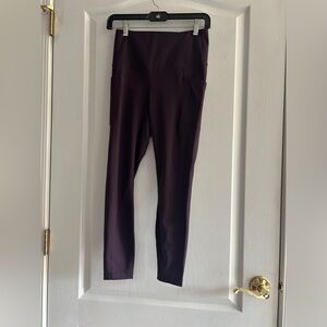 90Degree Dark Purple Leggings with Pockets